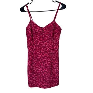 Express‎ Y2K Mini Dress/romper Floral Print Sleeveless Summer Casual Party